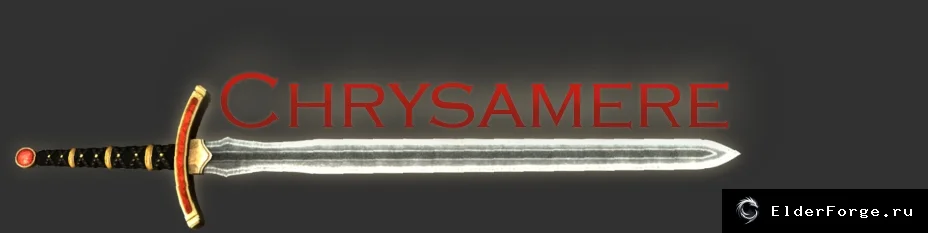 Обложка мода: Хризамер — древняя двуручная клеймора Skyrim SE-AE