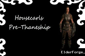 Обложка мода: Хускарлы до титула Тана + простая броня стражи для хускарлов – Skyrim SE-AE