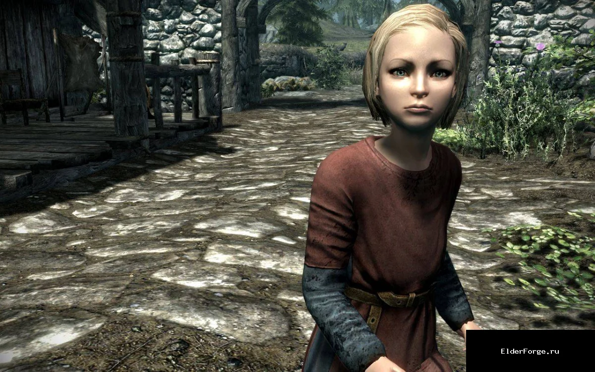 Обложка мода: Xvision Children – уникальная переработка внешности детей в Skyrim LE