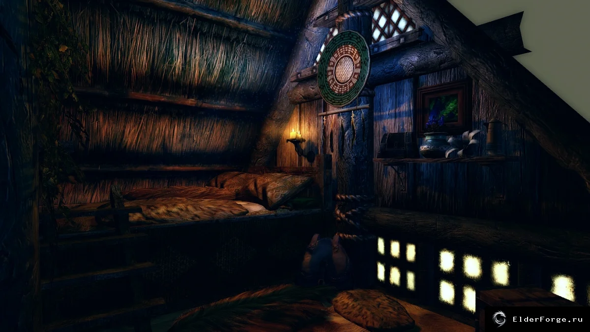 Обложка мода: Заброшенная ферма Skyrim LE — атмосферное жильё для отдыха Довакина