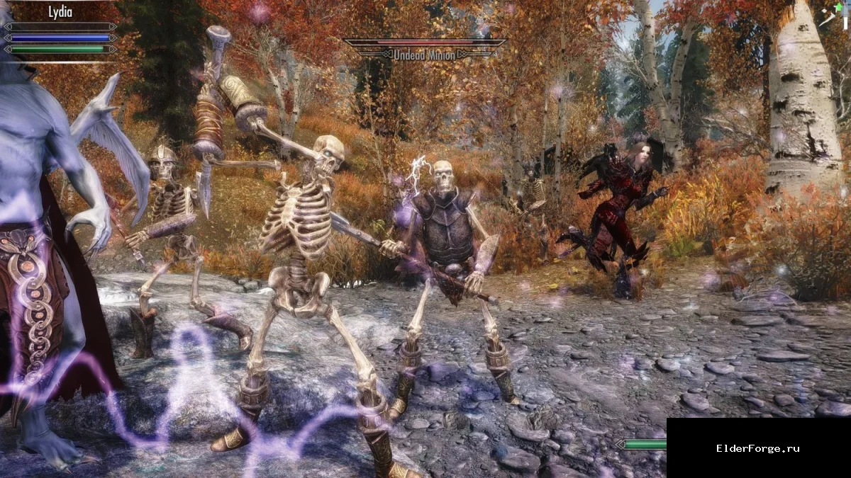Обложка мода: Замедление шагов назад и вбок для Skyrim SE – более реалистичное передвижение