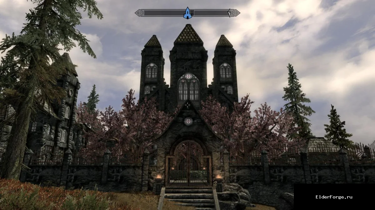 Обложка мода: Замок Солстис – огромный замок в Рорикстед для Skyrim Legendary Edition