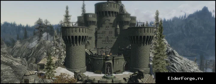 Обложка мода: Замок Тень Звезды для Skyrim SE – благородный дворец с NPC и без (версии 1.4)
