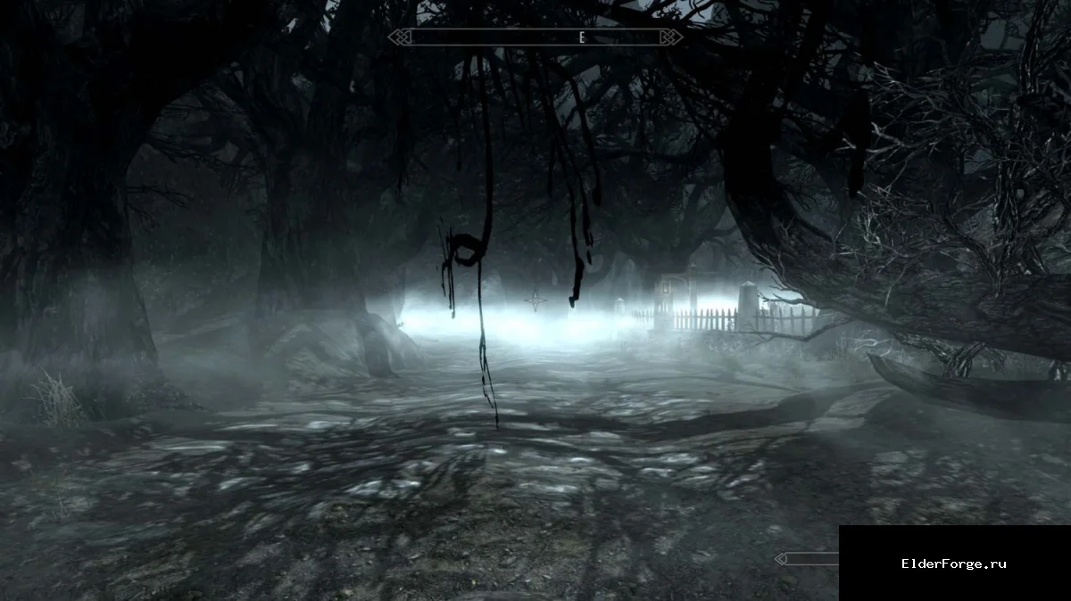 Обложка мода: Замок Ворона – мрачный замок в горах Джерол для Skyrim LE