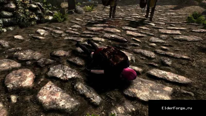 Обложка мода: Запрет сохранения в бою для Skyrim SE и AE
