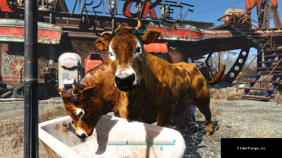 Обложка мода: Здоровый вид Брамина — HD-ретекстур для Fallout 4
