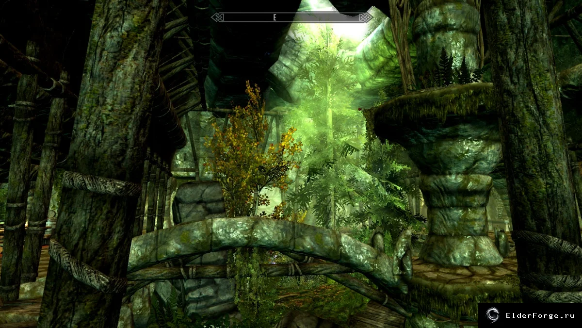 Обложка мода: Зеленое ущелье — уникальный дом игрока, Skyrim LE