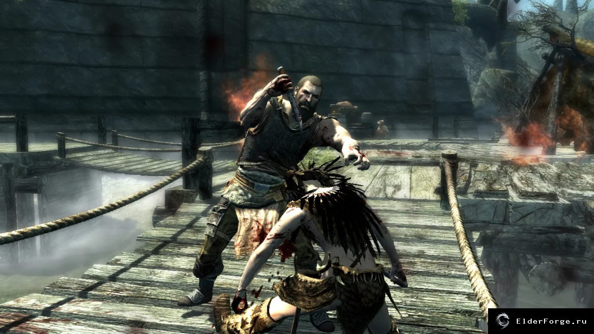 Обложка мода: Железные кинжалы для Skyrim SE-AE — новые виды оружия