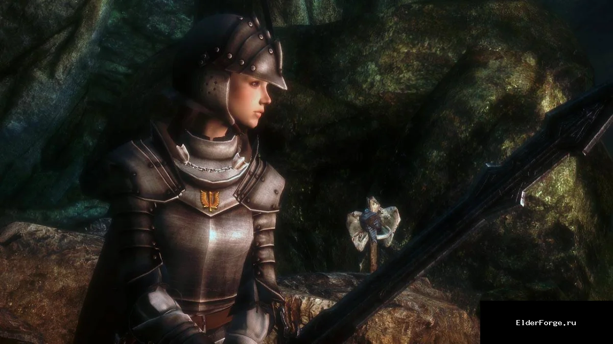 Обложка мода: Женская броня берсеркера для Skyrim LE – лёгкая, крафтовая и стильная