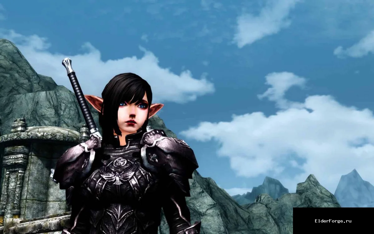 Обложка мода: Женская Соловьиная броня от Hentai для Skyrim Legendary Edition