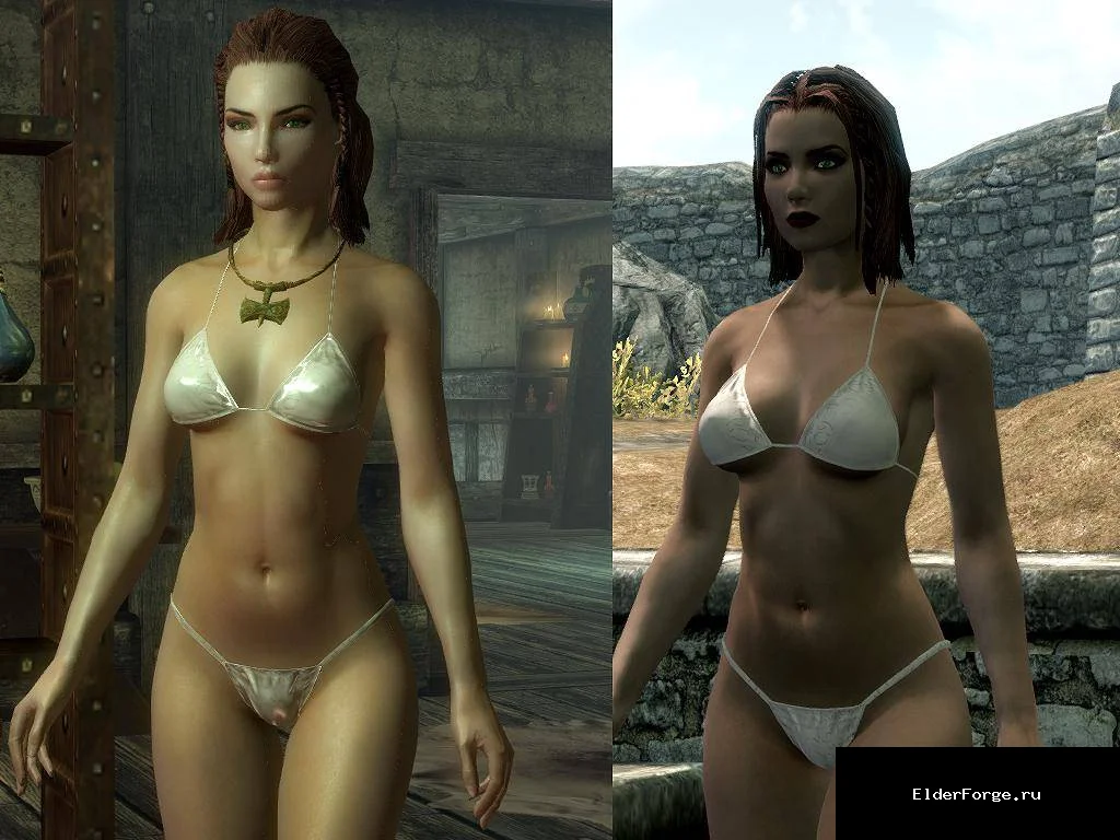 Обложка мода: Женские UNP тела v1.5 для Skyrim Legendary Edition – улучшенные модели и физика