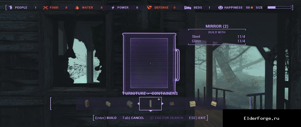 Обложка мода: Зеркало для настройки персонажа в Fallout 4 – Looks Mirror