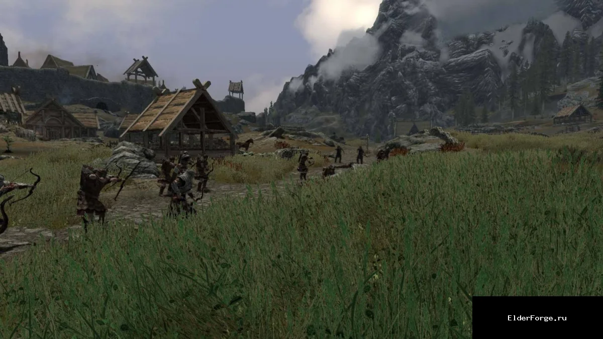 Обложка мода: Живой Skyrim – массивный мод с тысячами новых NPC для Skyrim Legendary Edition