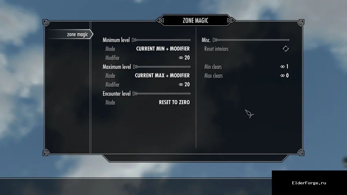 Обложка мода: Zone Magic – усиленный респаун врагов в уже очищенных локациях для Skyrim SE
