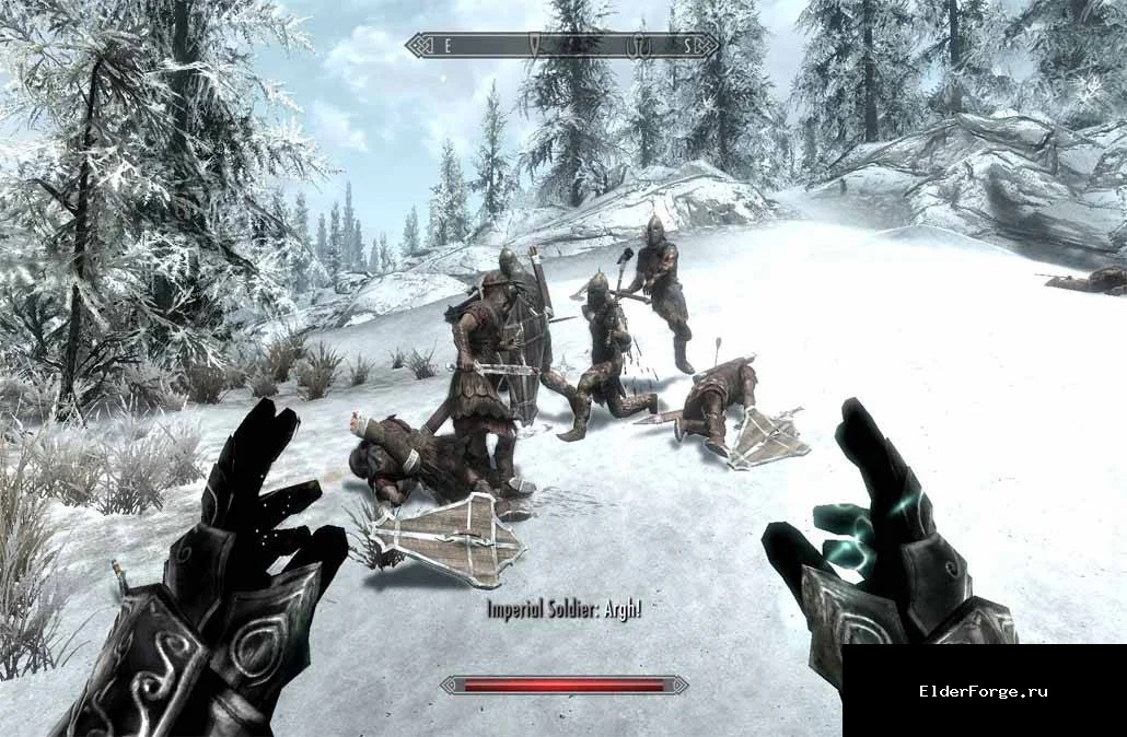 Обложка мода: Зоны военных действий – масштабные битвы с более 1000 НПС в Skyrim LE