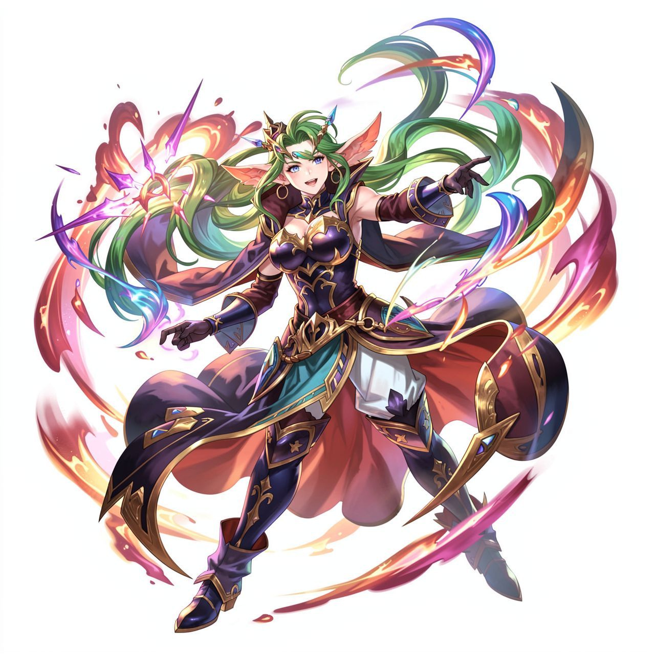 fantasy elf mage