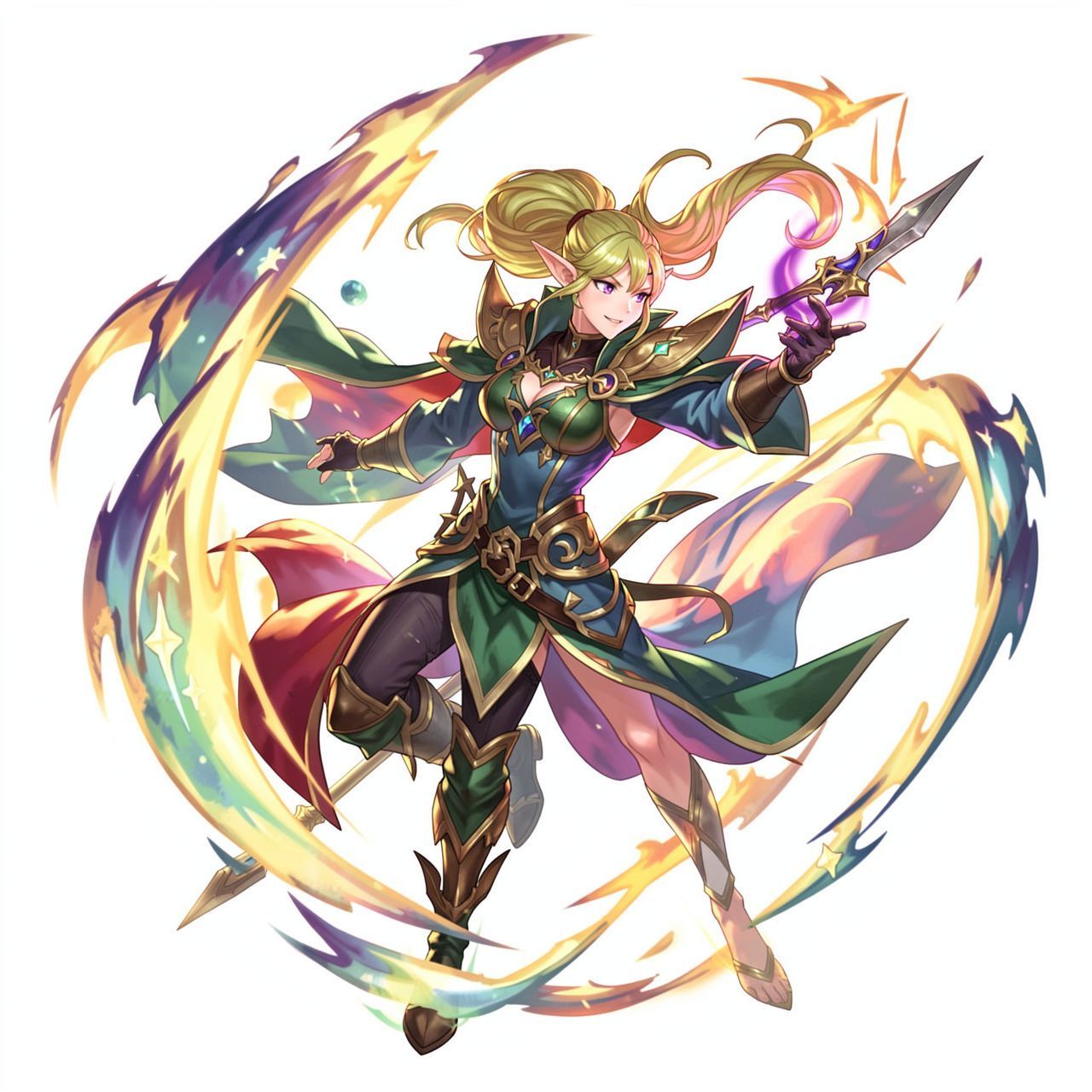 fantasy elf mage